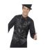 Unisex adult sequin costume vest black Smiffys-1