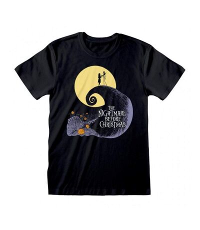 Nightmare Before Christmas Unisex Adult Silhouette T-Shirt (Black) - UTHE285