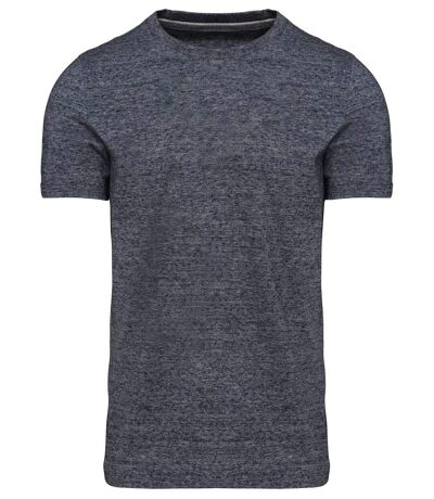 T-shirt manches courtes vintage - KV2106 - bleu nuit chiné - homme