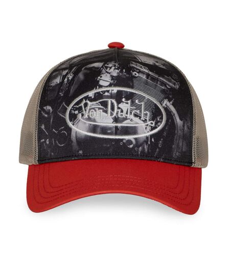 Casquette trucker imprimée en sublimation avec filet et écusson Subli Vondutch