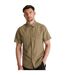 Mens Expert Kiwi Short-sleeved Shirt Pebble Craghoppers-1