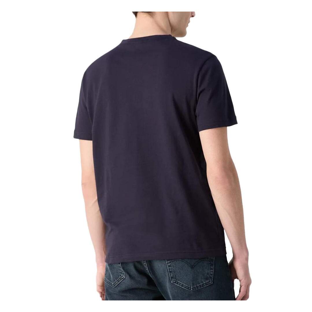 T-shirt Marine Homme Calvin Klein Jeans Chest - L-2