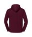 Mens Iconic Premium Hoodie Burgundy Fruit Of The Loom-2