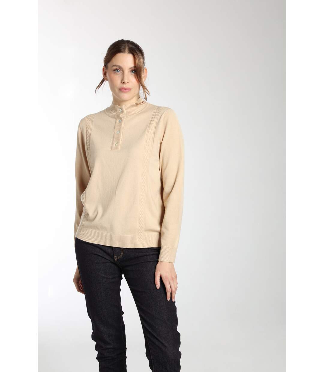 Pull Lady  | Gerard Pasquier Avec Col Pattes De Boutonnière | Gerard Pasquier-3