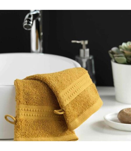 Lot de 2 Gants de Toilette Excellence 15x21cm Tournesol