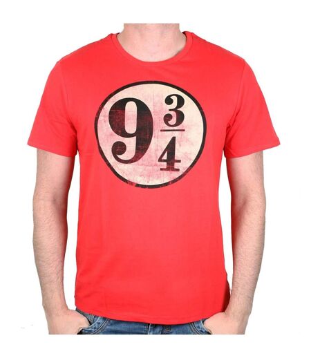 T-shirt Platform 3/4 Homme Rouge Harry Potter