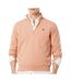 Sweat rose homme lacoste half-zip-1