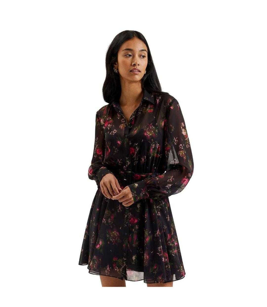 Robe Motif/style Imprimé Ebene Femme Noir Ted Baker-3