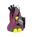 Logo pickleball sling backpack one size grey/pink Franklin-1