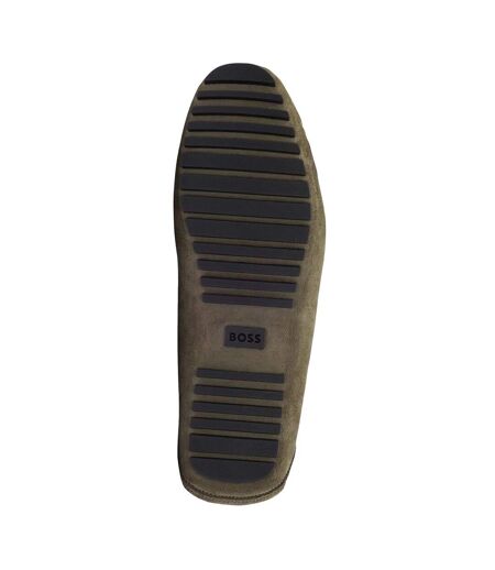 Mocassins Driver Homme Vert Boss