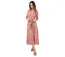 Robe longue féminine LEANA motif ethnique baroque Coton Du Monde-1