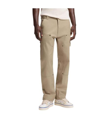 Mens Wide Leg Trousers Sand Hugo