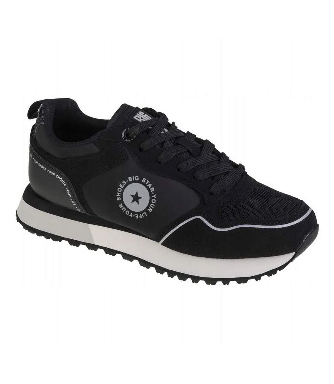 Baskets Motif/style Logo Femme Noir Big Star-1