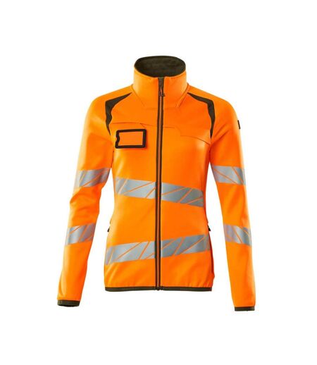 Veste Polaire Accelerate Safe Femme Orange Fluo Vert Kaki Foncé Mascot
