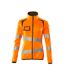 Veste Polaire Accelerate Safe Femme Orange Fluo Vert Kaki Foncé Mascot-1