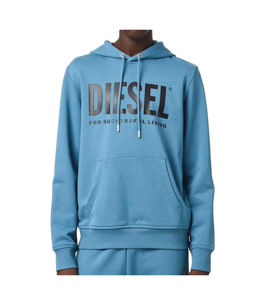 Sweat à Capuche Bleu Homme Diesel Girk - L-1