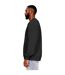 Casual Classics Mens Ringspun Cotton Oversized Sweatshirt (Black) - UTAB593
