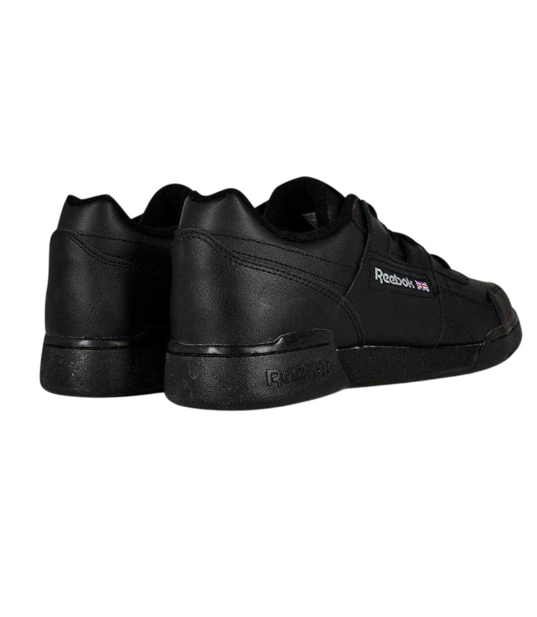 Mens Workout Plus Leather Trainers Black Reebok-2
