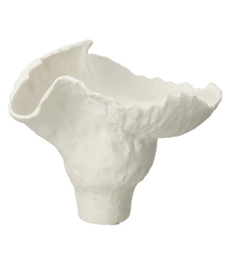 Vase Déco en Céramique Corolla 51cm Blanc