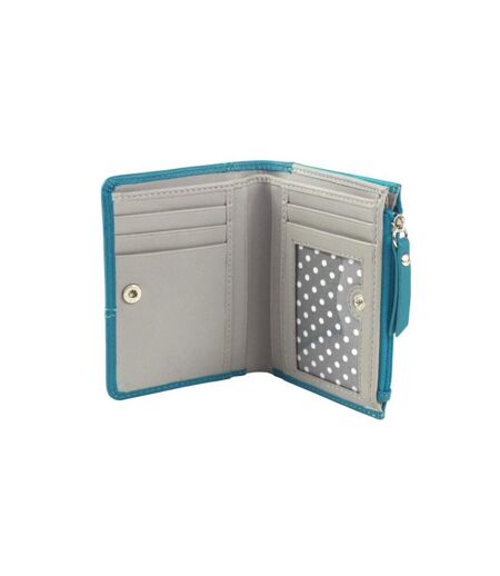 Porte-monnaie kiri taille unique turquoise vif / gris clair Eastern Counties Leather Eastern Counties Leather