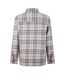 Mens Plaid Long-sleeved Overshirt Brown Check Jack Wills-3