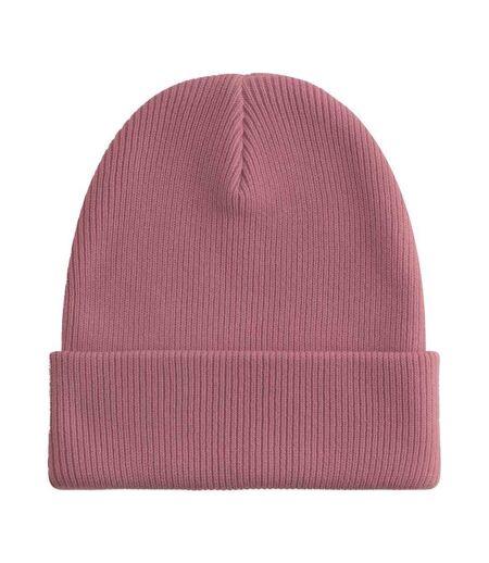 Bonnet Motif/style À Revers Adulte Rose Clair Beechfield