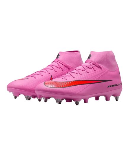 Mens Mercurial Superfly 10 Soft Ground Football Boots Pink Black Nike