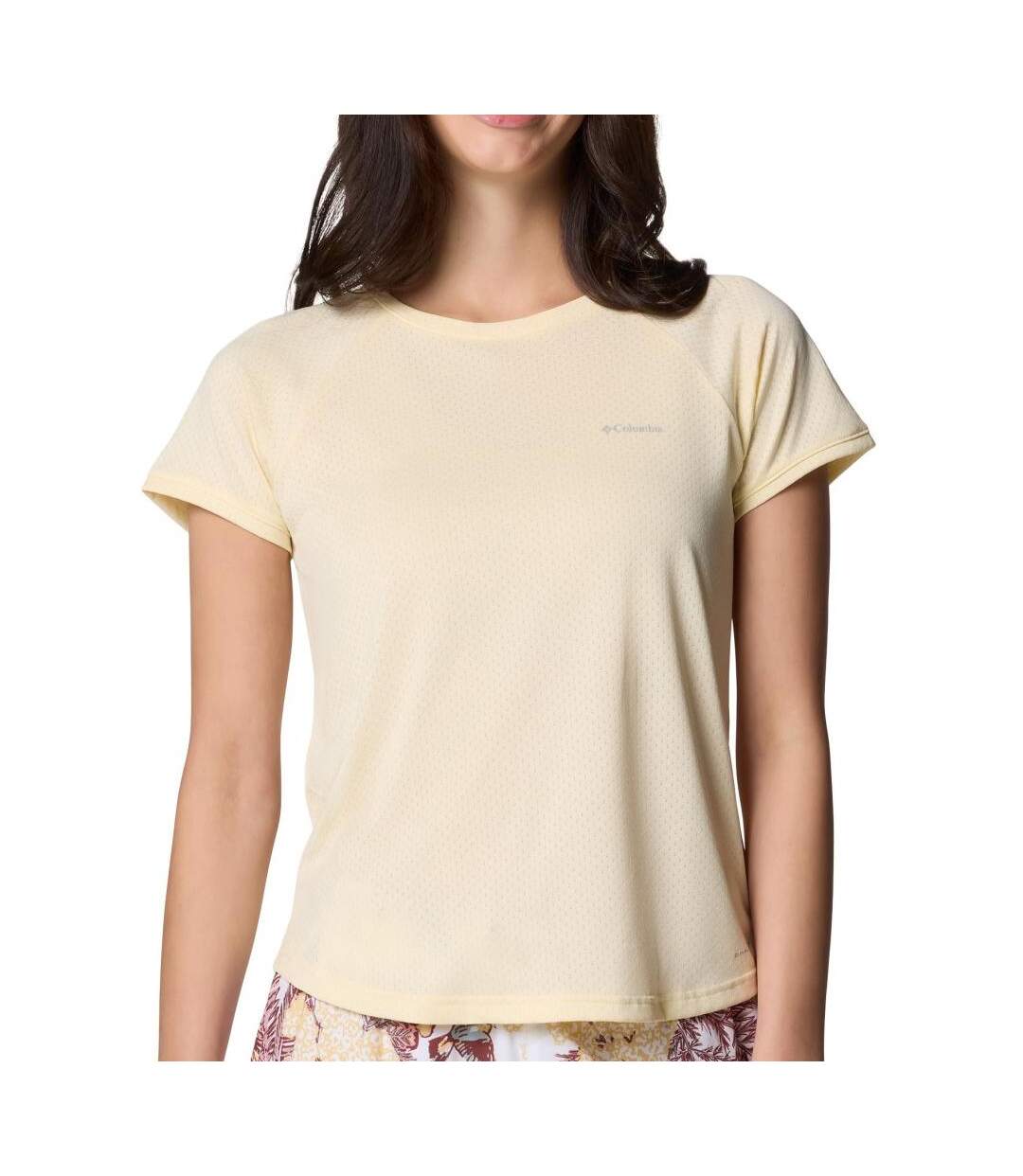 T-Shirt jaune femme columbia bogota - l-1