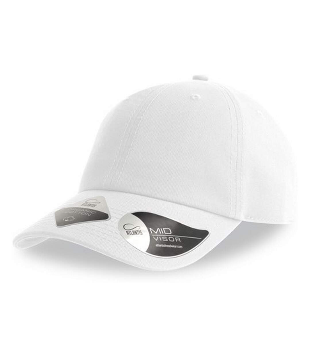 Casquette de baseball fraser adulte blanc Atlantis-3