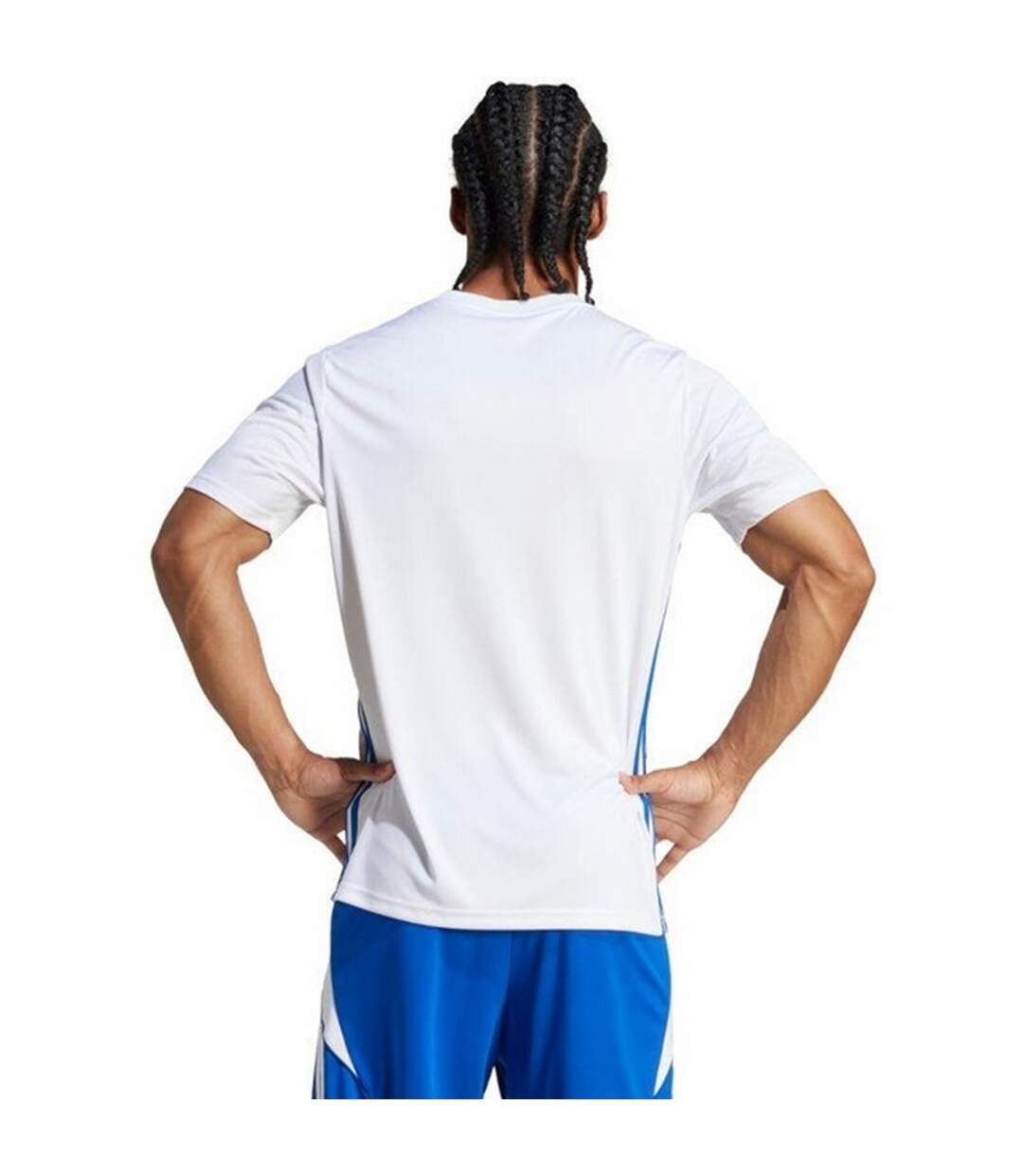 Maillot Table Homme Blanc Bleu Adidas-4