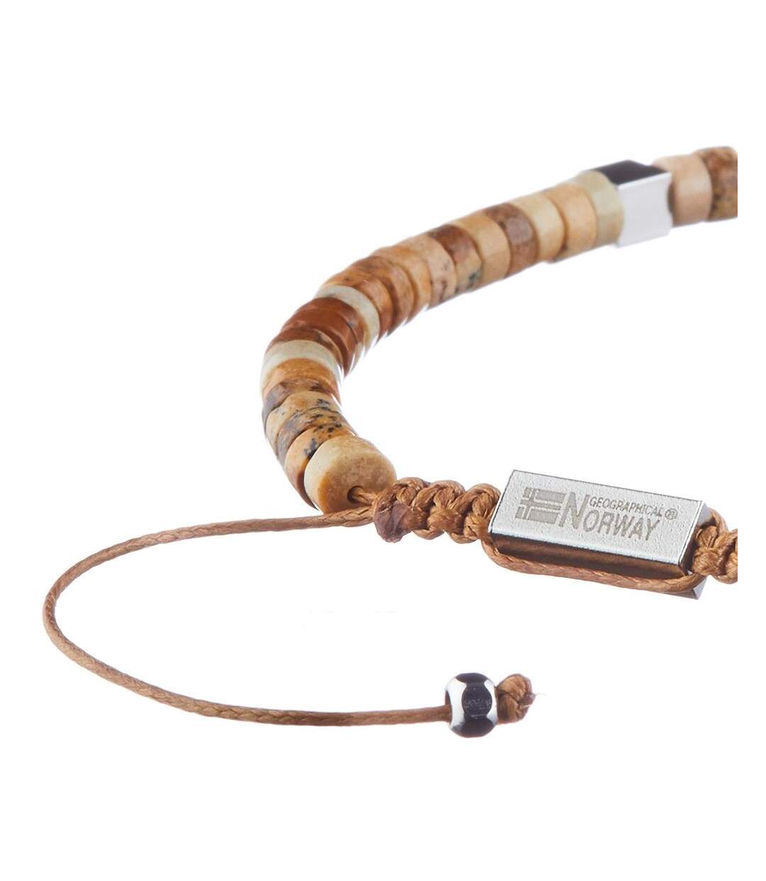Bracelet marrons/acier homme geographical norway 315019 - taille unique-3