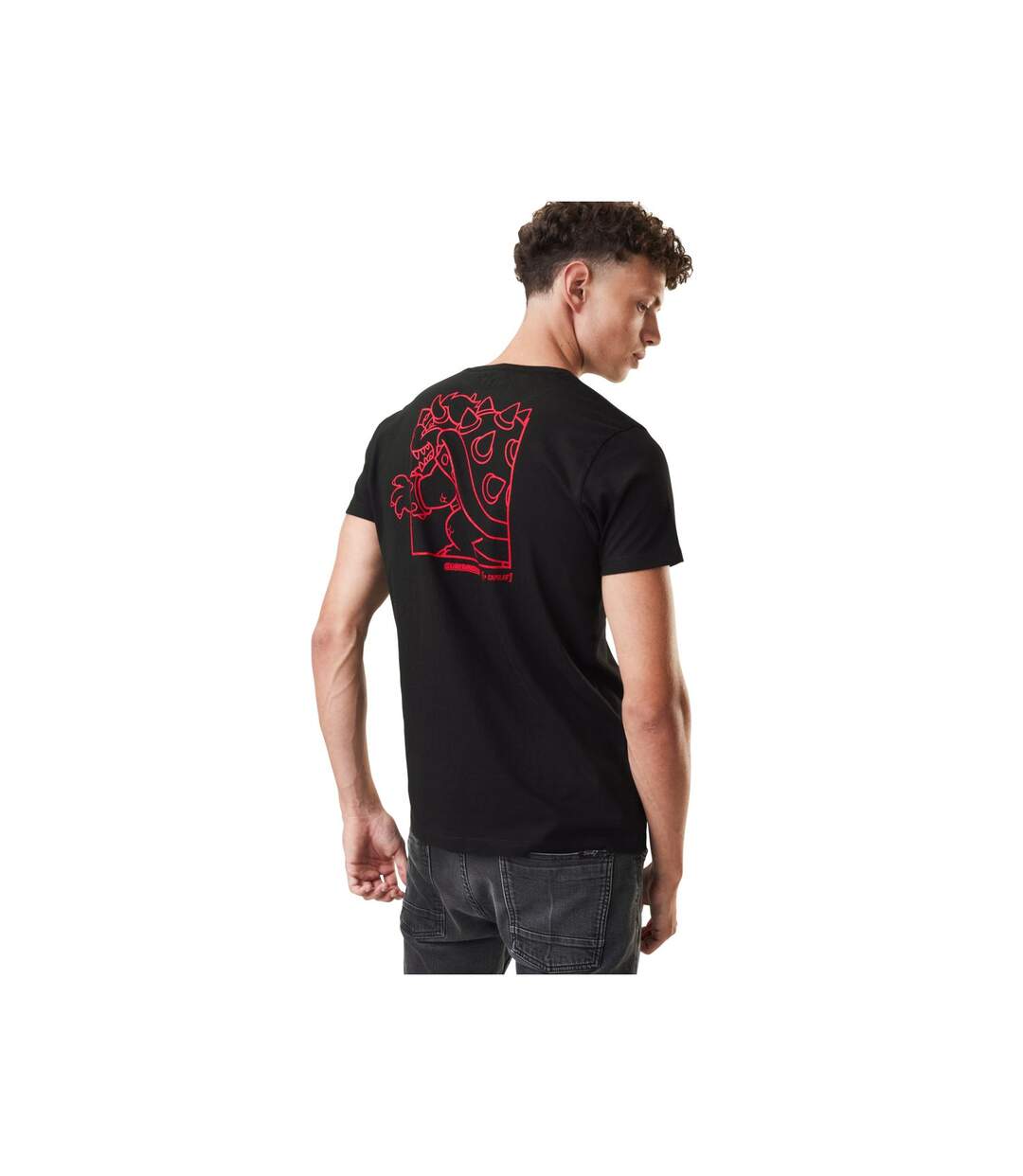 T-Shirt homme Super Mario Bros Bowser Capslab-1