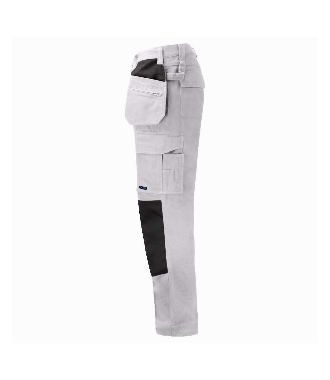 Pantalon cargo homme blanc / noir Projob-3