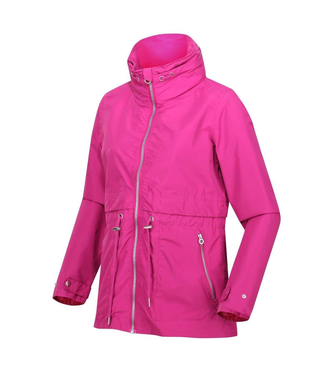 Imperméable Uni À Capuche Et Taille Ajustable Nadira Femme Fuchsia Regatta-3