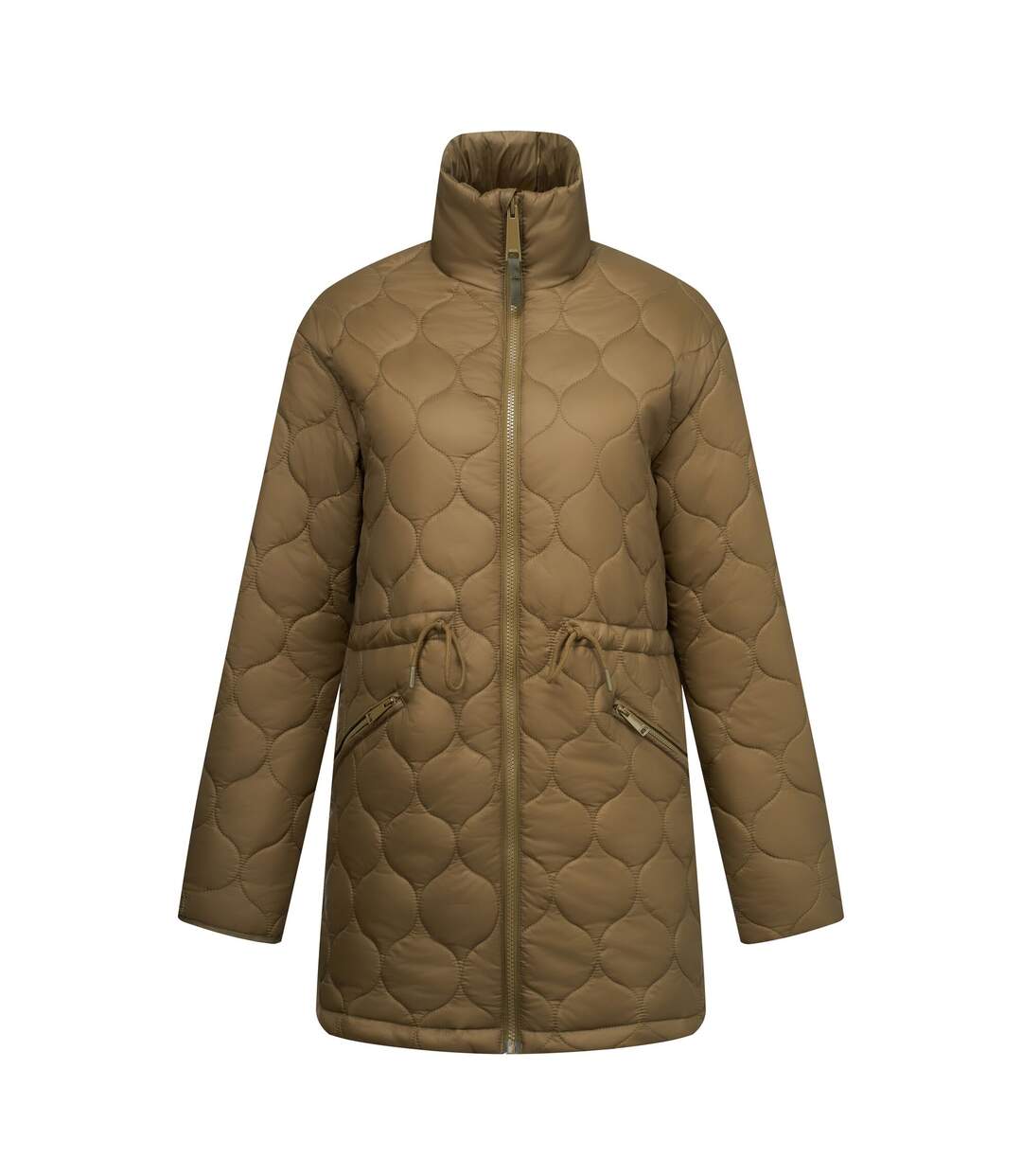 Doudoune Motif/style Matelassé Gaia Femme Kaki Regatta-1