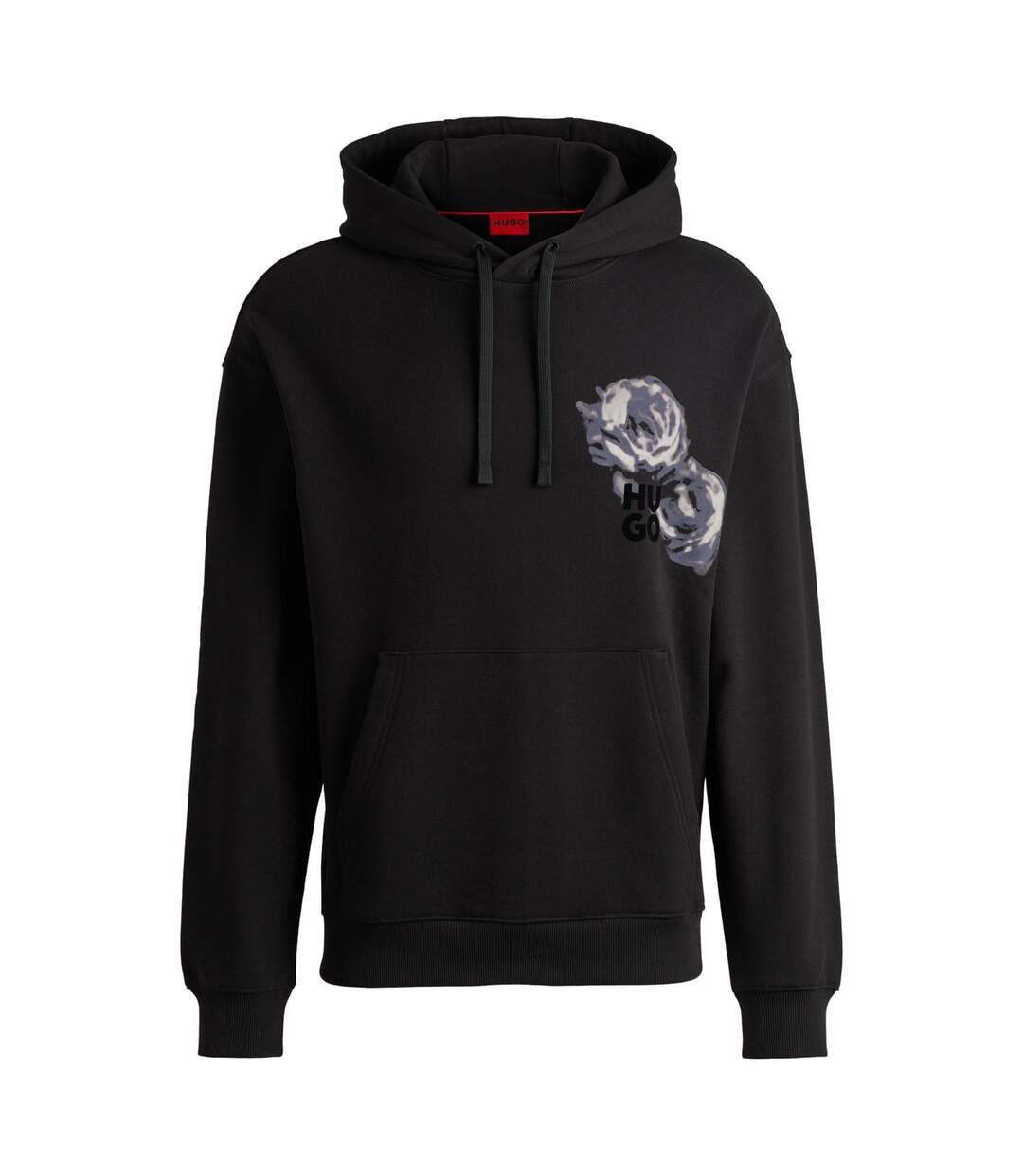 Sweat À Capuche Dirosehood Homme Noir Hugo-2