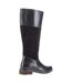 Bottes hauteur genoux kitty femme noir Hush Puppies