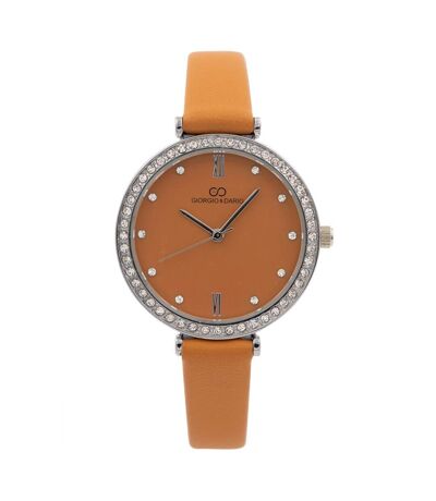 Votre Montre Femme Marron Orange GIORGIO