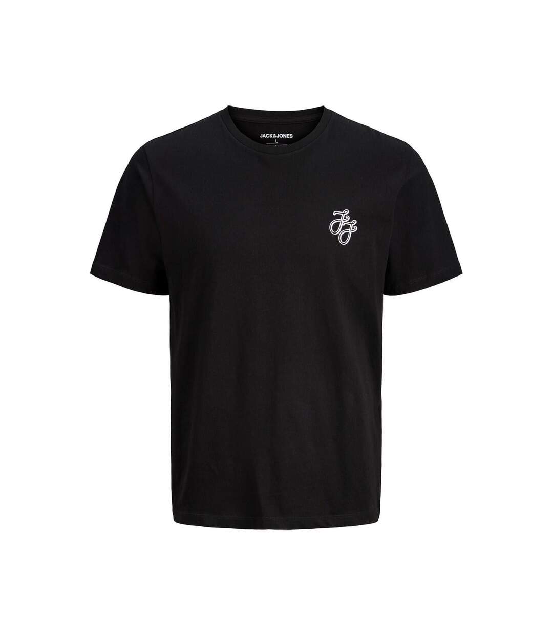 Lot De 5  T-shirts Corp Homme Bleu Marine Blanc Noir Gris Vert Kaki Jack And Jones-4