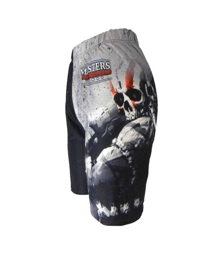 Short Entraînement Stm Warrior Homme Noir Gris Masters