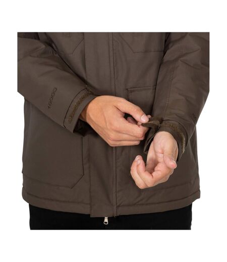 Trespass Mens Rockwell Waterproof Jacket (Peat) - UTTP4766