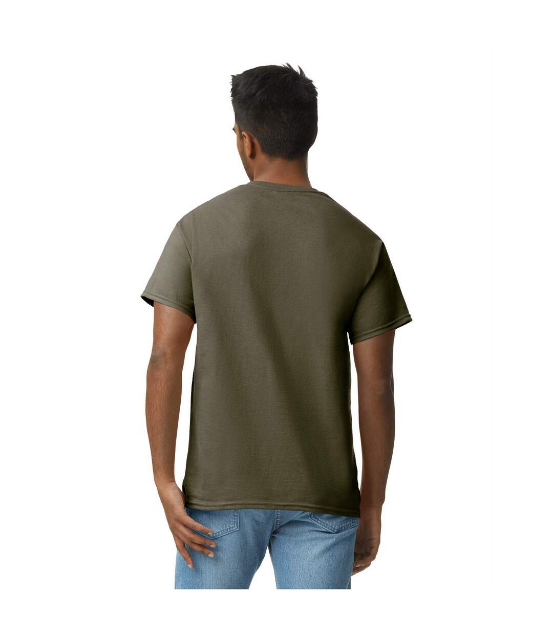 T-shirt hammer homme vert olive Gildan