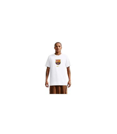 Mens Fc Barcelona T-shirt White Nike