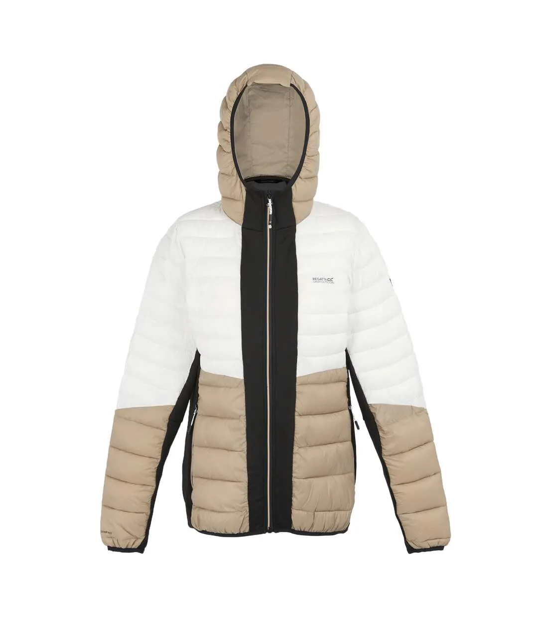 Veste Hybride Leedre Femme Noir Taupe Regatta-2