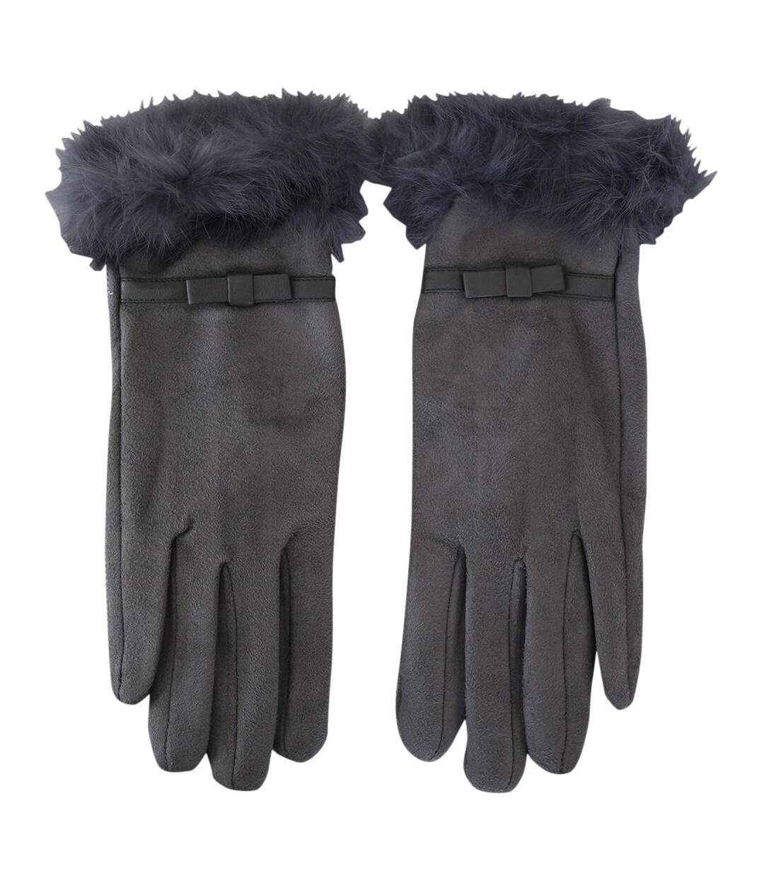 Gants fausse fourrure-1