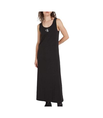 Robe Noire Femme Calvin Klein Jeans Monologo - M