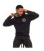 Mens Sew-on Hoodie Dark Blue Boss-4