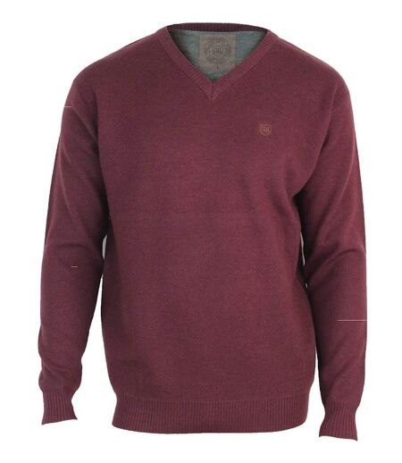 Pull col V avec laine PUL2004C