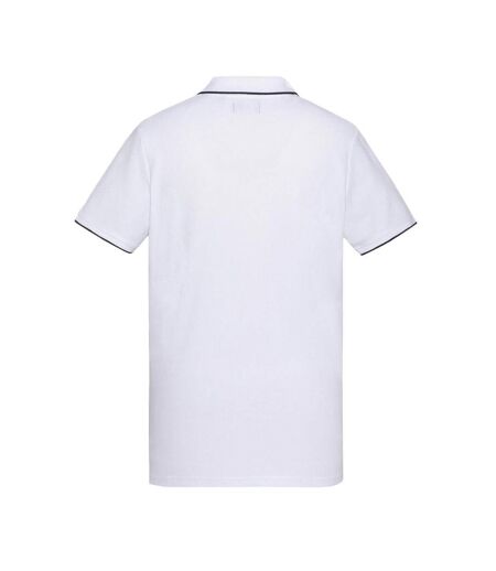 Polo Blanc Homme Schott PAUL - L