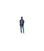 Mens Leejay 1 Plain Lightweight Casual Jacket Dark Blue Boss-1